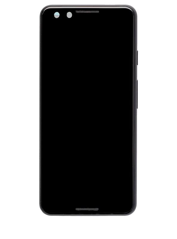 Pantalla OLED con marco para Google Pixel 3 (Original) (Just Black)