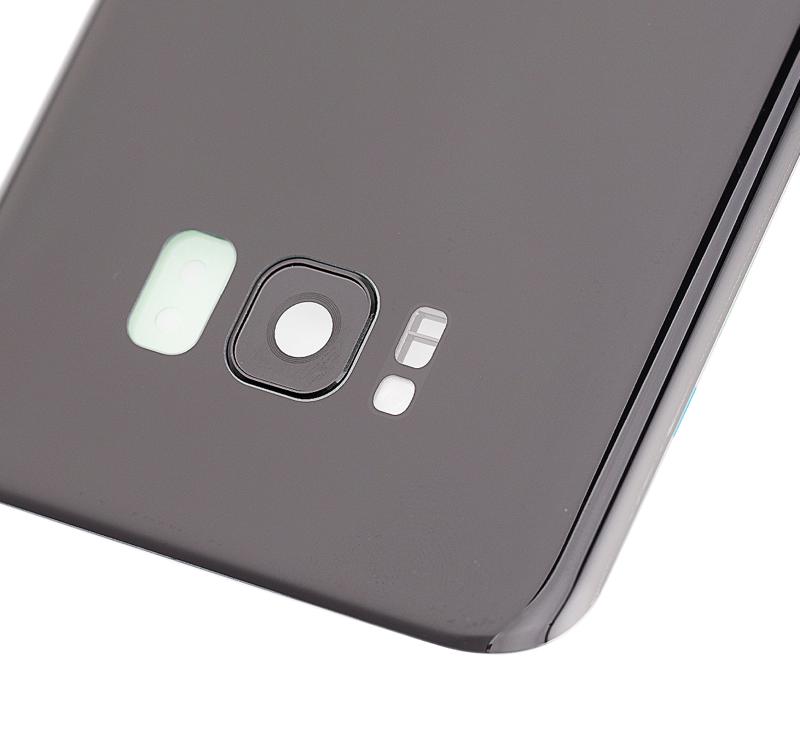 Tapa trasera con lente de camara para Samsung Galaxy S8 Plus (Negro Medianoche)