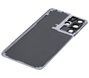 Tapa trasera con lente de camara para Samsung Galaxy S21 Ultra (Phantom Titanium)