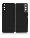 Tapa trasera con lente de camara para Samsung Galaxy S21 Plus (Negro Fantasma)