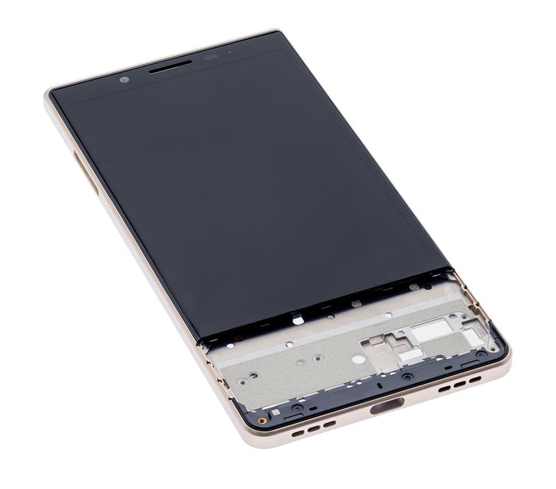 Pantalla LCD con marco para BlackBerry KEY2 LE / Lite (Serie BBE100) (Reacondicionado) (Champagne)