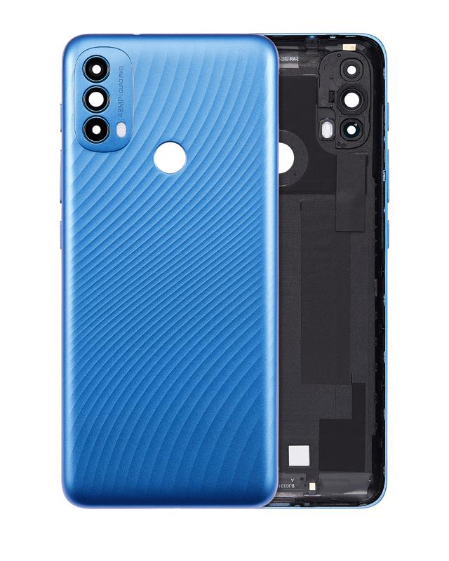 Tapa trasera para Motorola Moto E30 (Digital Blue)