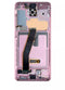 Pantalla OLED con marco para Samsung Galaxy S20 5G (Marco no para Verizon 5G UW) original (Rosa nube)