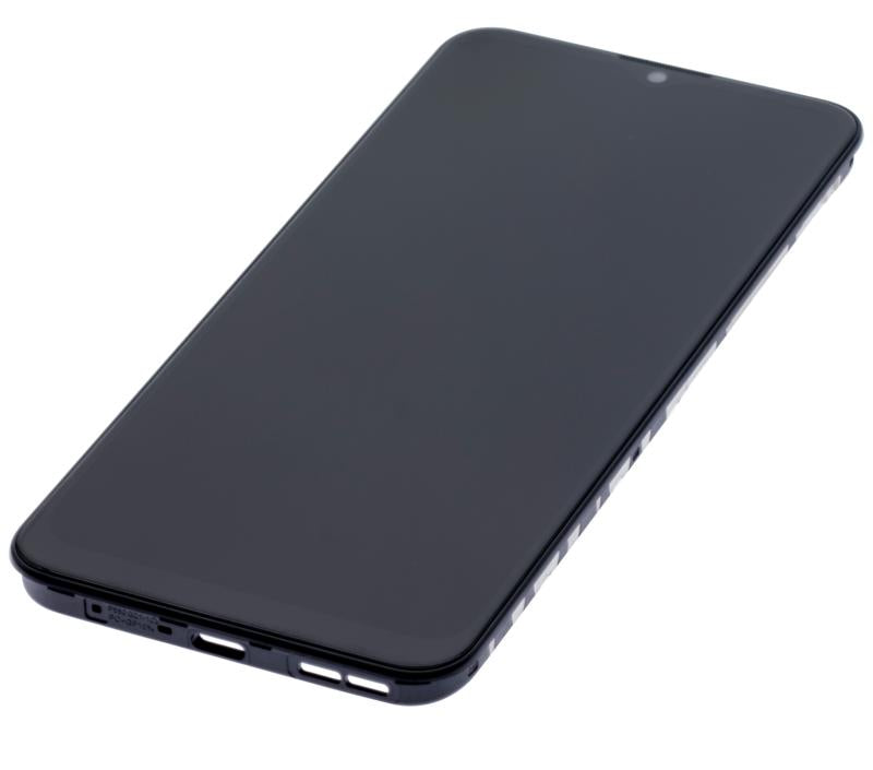 Pantalla LCD con marco para Motorola Moto G30 (XT2129 / 2021) (Negro Fantasma)