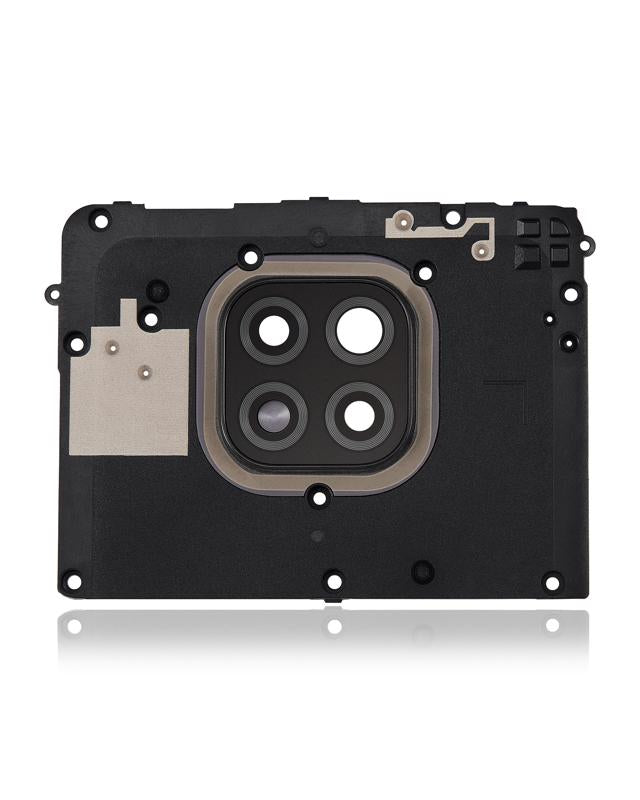 Lente de camara trasera con soporte para Motorola Moto G Power (XT2117 / 2021) (Gris Flash)