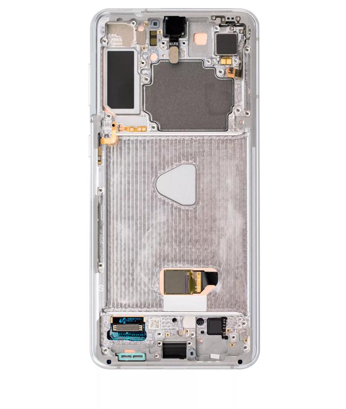 Pantalla OLED para Samsung Galaxy S21 Plus 5G con marco (Original) (Phantom Silver)