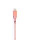 Cable Lightning a USB Tipo C de 3 pies AmpSentrix Infinity Rosa