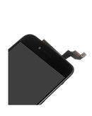 Pantalla LCD para iPhone 6S con placa de acero (Negro)