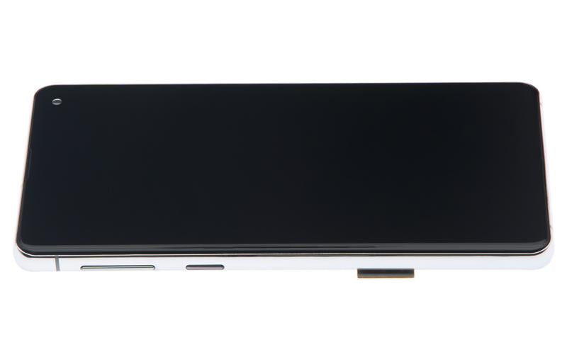 Pantalla LCD con marco para Samsung Galaxy S10 (Sin sensor de huellas) (Blanco Prisma)