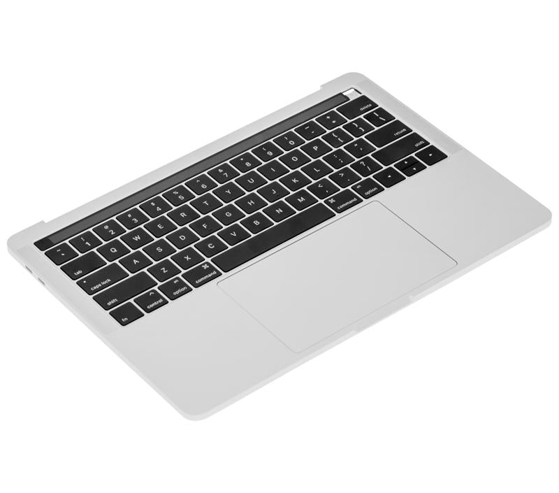 Carcasa superior con bateria y teclado para MacBook Pro 13" (A1989/Tarde 2018/Principios de 2019) (Teclado US) (Plata)