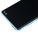 Pantalla LCD con marco para Samsung Galaxy S10 Plus (Sin sensor de huella digital) (Azul Prisma)