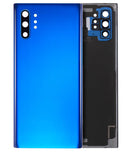 Tapa trasera con lente de camara para Samsung Galaxy Note 10 Plus / 5G (sin logo) (Azul)