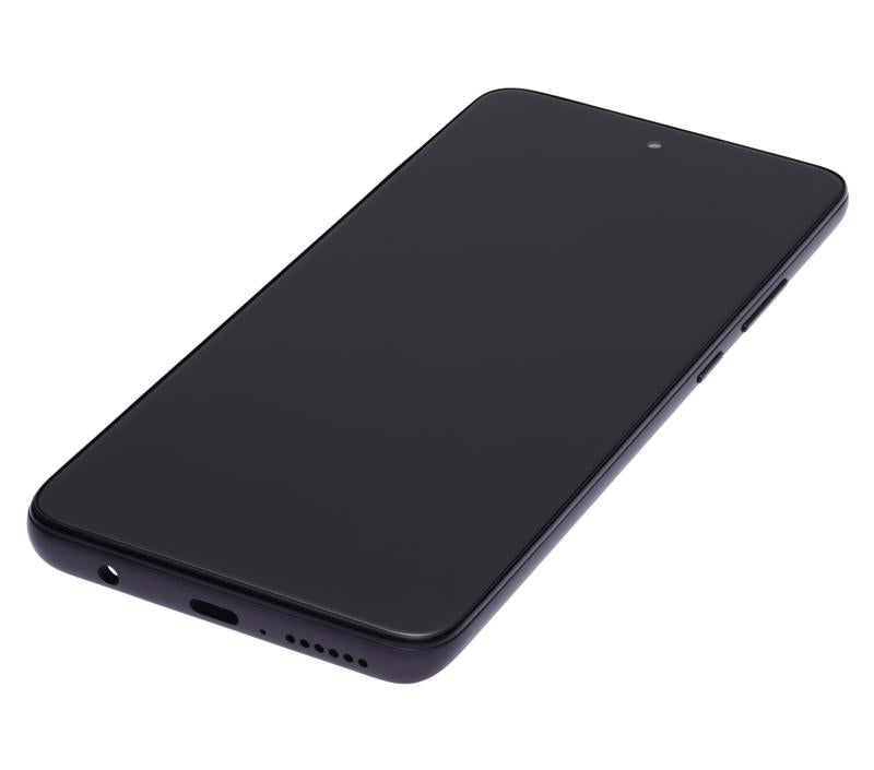 Pantalla LCD con marco para Motorola One 5G Ace (Volcanic Gray)