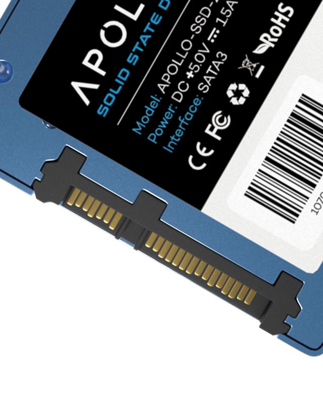 SSD APOLLO Alto Rendimiento 2.5" 3D TLC Nand 1TB