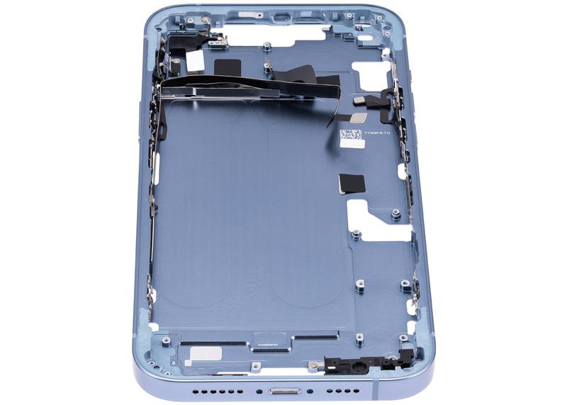 Carcasa intermedia con botones de encendido y volumen para iPhone 14 Plus (Version EE.UU.) Azul