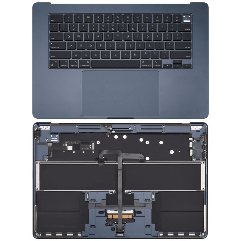 Ensamble de carcasa superior con bateria y teclado para MacBook Air 15" (A2941 / Mid 2023) (Teclado EE.UU) (Medianoche)