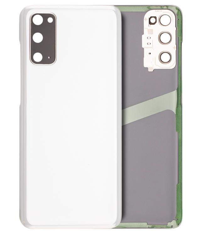 Tapa trasera con lente de camara para Samsung Galaxy S20 (Blanco Nube)