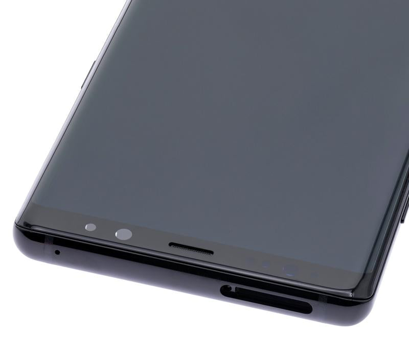 Pantalla OLED con marco para Samsung Galaxy Note 8 (Reacondicionado) (Negro Medianoche)