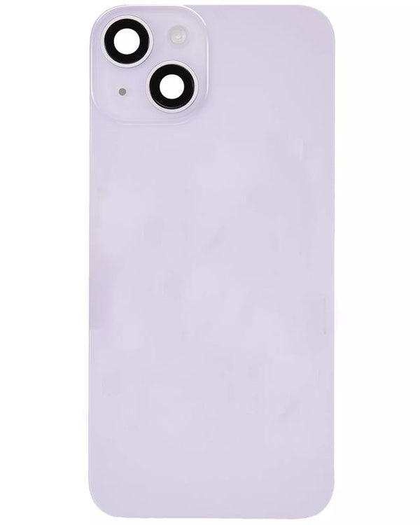 Tapa trasera con placa y magnetico MagSafe para iPhone 14 (Morado) sin logo