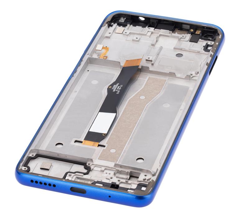 Pantalla LCD con marco para Motorola Moto G Power (XT2117 / 2021) Azul