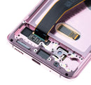 Pantalla OLED con marco para Samsung Galaxy S20 5G (Marco no para Verizon 5G UW) (Reacondicionado) (Rosa Nube)