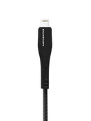 Cable Lightning a USB Tipo C de 3 ft AmpSentrix Matrix negro