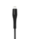 Cable Lightning a USB Tipo C de 3 ft AmpSentrix Matrix negro