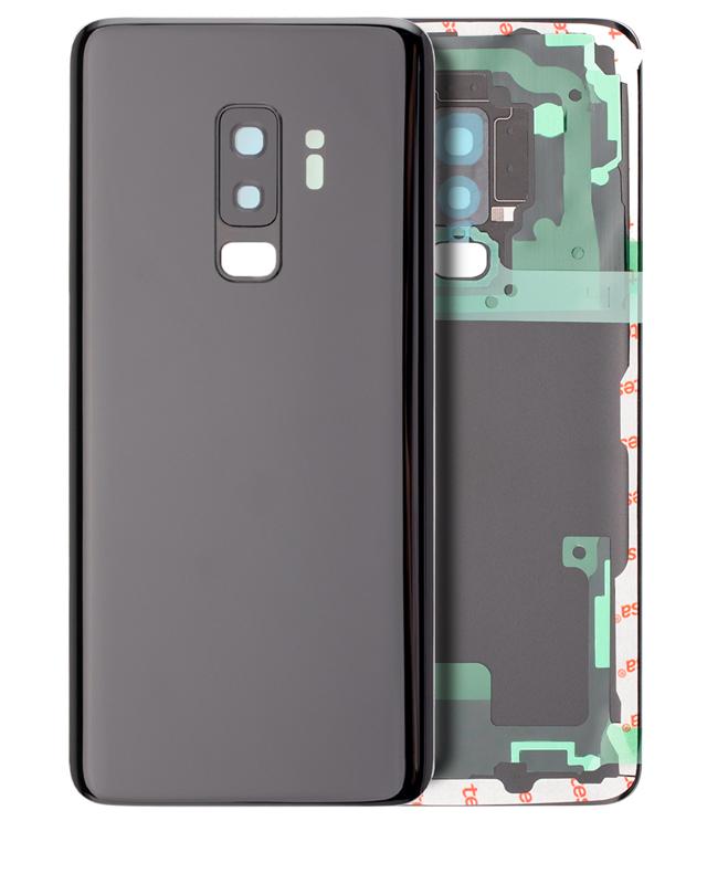 Tapa trasera con lente de camara para Samsung Galaxy S9 (Negro Medianoche)