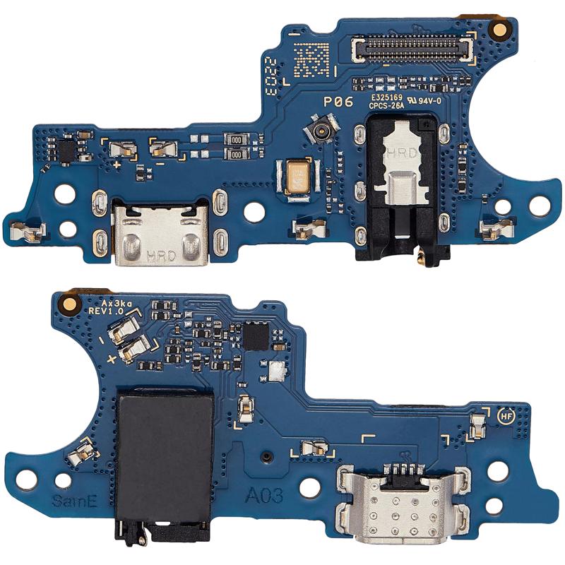 Puerto de carga con conector de audifonos para Samsung Galaxy A03 (A035 / 2021)