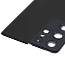 Tapa trasera con lente de camara para Samsung Galaxy S21 Ultra (Phantom Black)