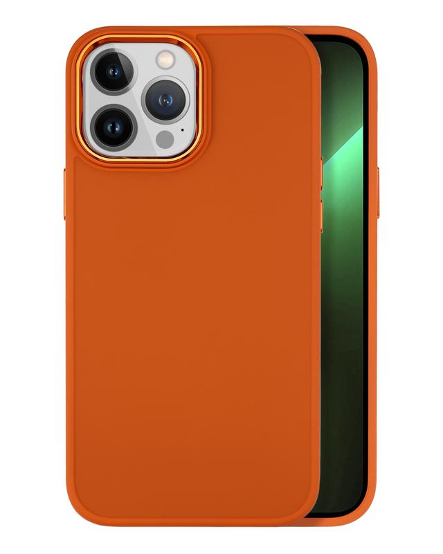 Estuche Slim Armadillo Geode para iPhone 13 Pro Max Naranja Quemado 1 Paquete