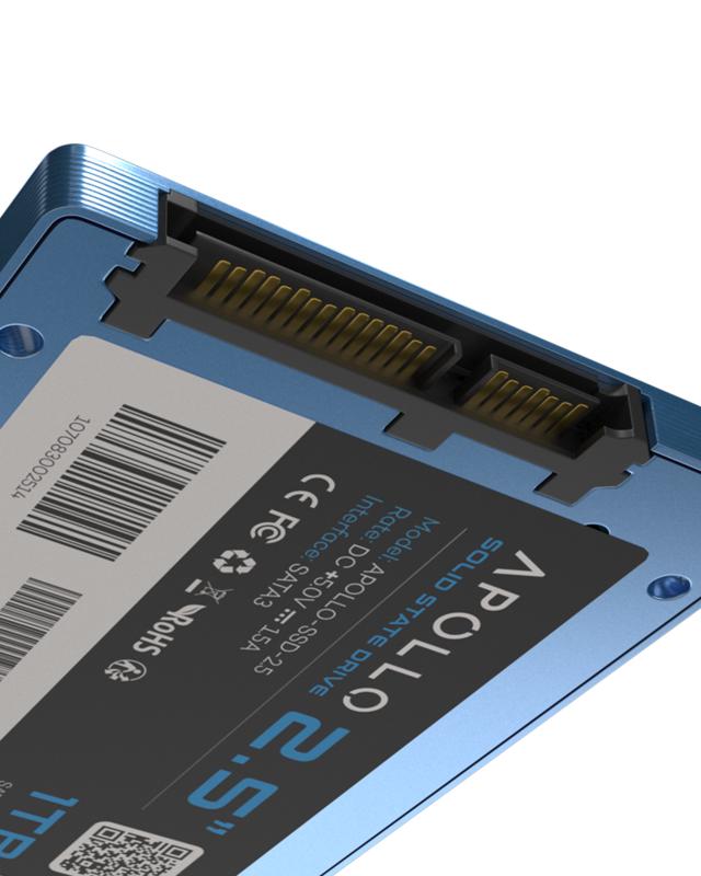 SSD APOLLO Alto Rendimiento 2.5" 3D TLC Nand 1TB