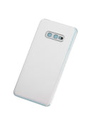 Tapa trasera con lente de camara para Samsung Galaxy S10E original (Prism White)