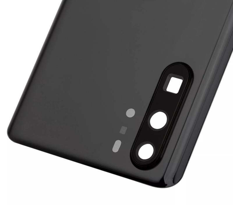 Tapa trasera con lente de camara para Huawei P30 Pro (Negro)