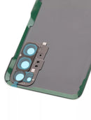 Tapa trasera con lente de camara para Samsung Galaxy S20 (Original) (Gris Cosmico)