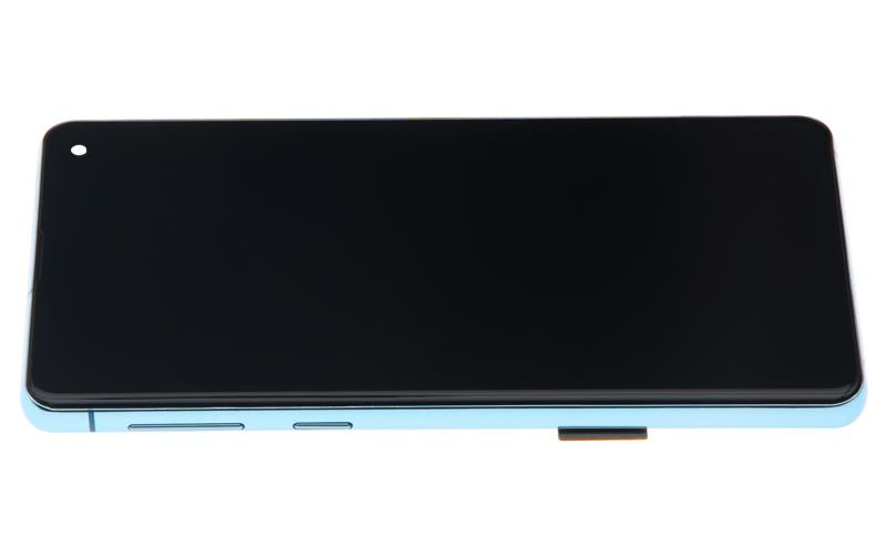 Pantalla LCD con marco para Samsung Galaxy S10 (Sin sensor de huella dactilar) (Azul Prisma)