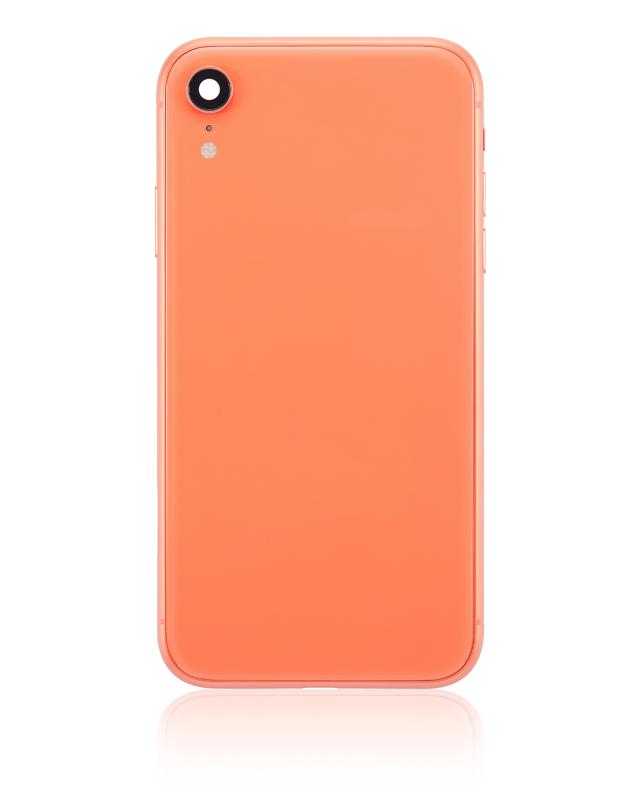 Tapa trasera para iPhone XR con componentes pequeños pre-instalados (Coral)