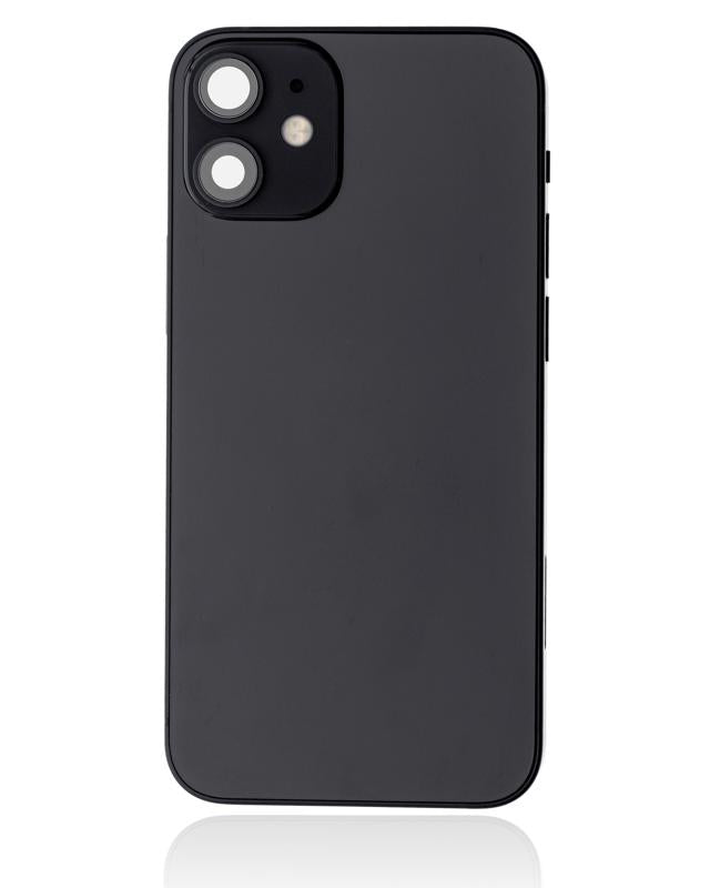 Tapa trasera con componentes pequeños para iPhone 12 Mini (Versión EE.UU.) (Negro)