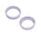 Anillo de bisel para camara trasera para iPhone 14 / 14 Plus (Morado) (Set de 2 piezas)