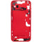 Carcasa media con botones de encendido y volumen para iPhone 14 Plus (version US) (Rojo)