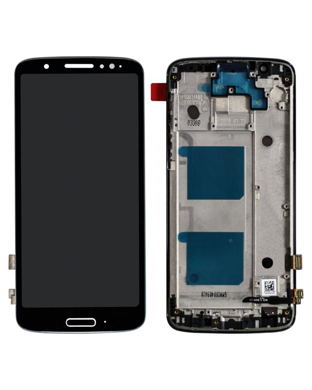 Pantalla LCD con marco para Motorola Moto G6 (XT1925 / 2018) original (Negro)