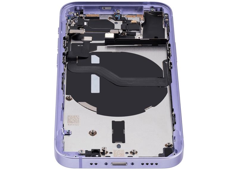 Tapa trasera con componentes para iPhone 12 Mini (Versión Internacional) Usada Original Calidad B (Morado)