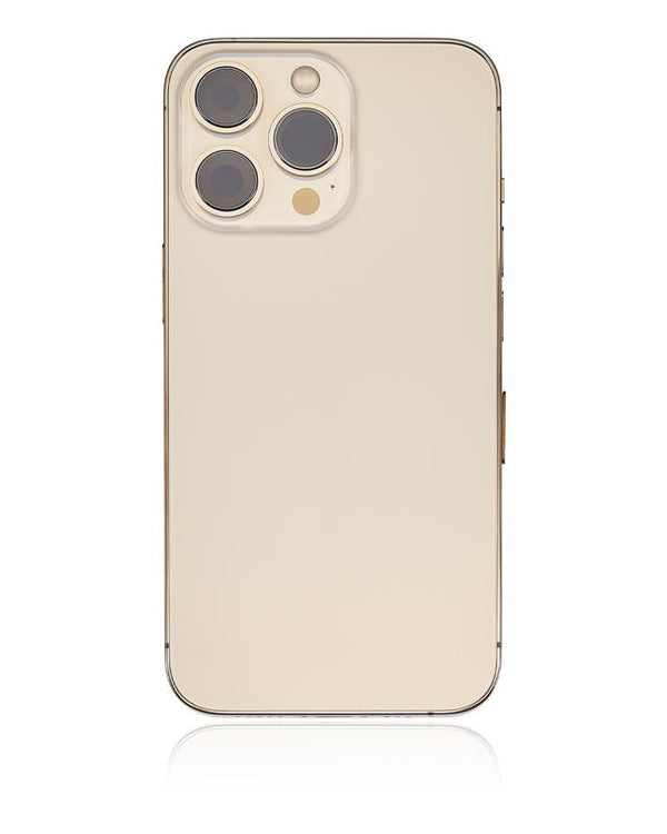 Tapa trasera con componentes pequeños pre-instalados para iPhone 13 Pro (Sin logotipo) Oro