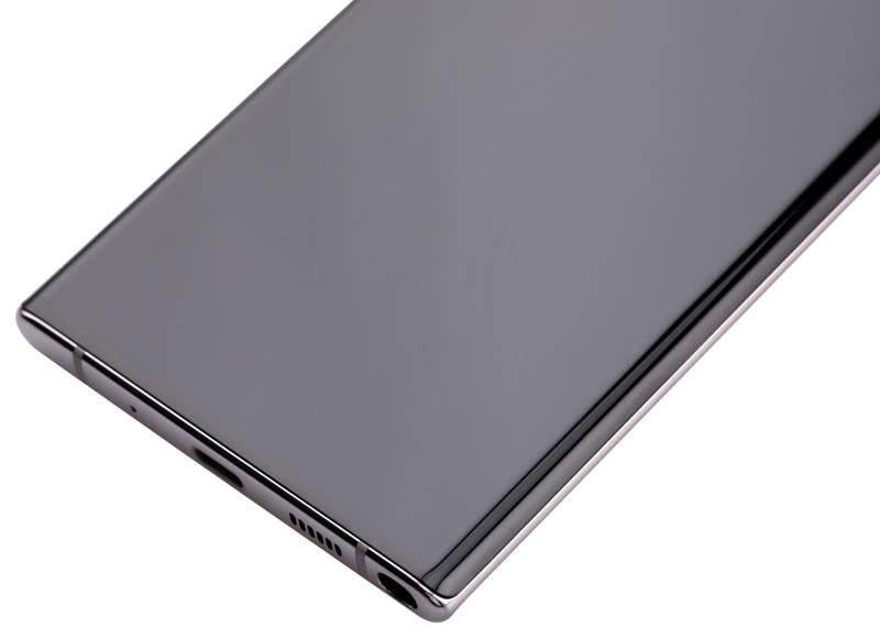 Pantalla OLED con marco para Samsung Galaxy Note 10 Plus / 5G (Aura Glow / Plata)