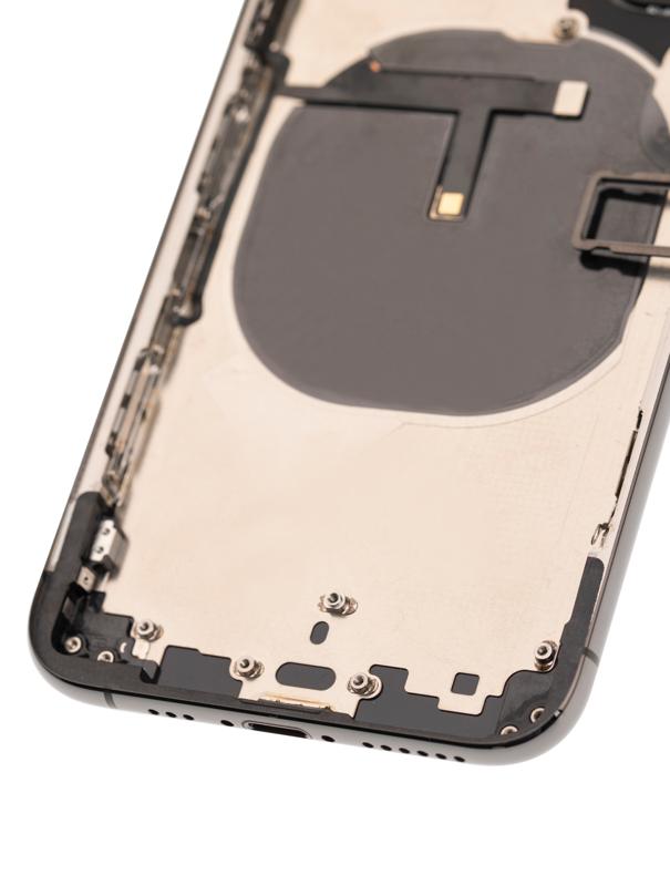 Tapa trasera con componentes pequenos pre-instalados para iPhone XS (Usada original Grado A) (Gris Espacial)