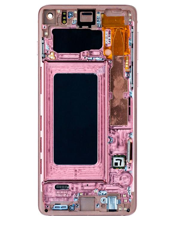 Pantalla OLED con marco para Samsung Galaxy S10 (Reacondicionada) Rosa Flamenco