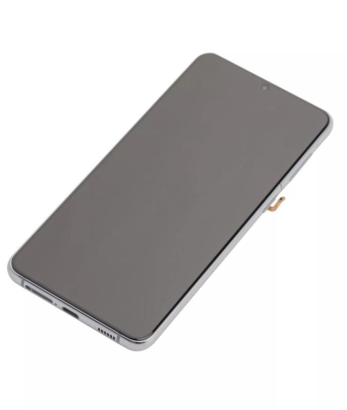 Pantalla OLED para Samsung Galaxy S21 Plus 5G con marco (Original) (Phantom Silver)