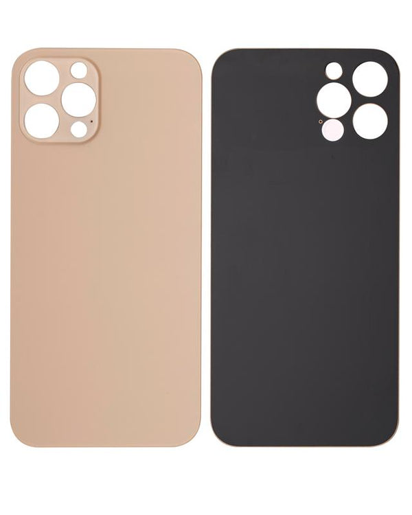 Tapa trasera para iPhone 12 Pro con adhesivo 3M (Oro)