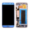 Pantalla OLED con marco para Samsung Galaxy S7 Edge Azul original