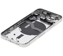 Tapa trasera con componentes pequenos pre-instalados para iPhone 12 Mini (Version US) (Original Usado: Grado B) (Blanco)